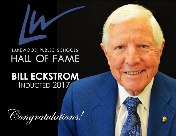 Bill Eckstrom, Hall of Fame Inductee